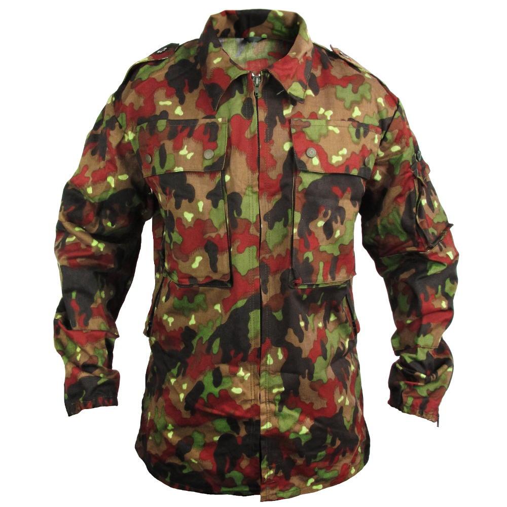 Genuine Swiss army jacket TAZ 57 Alpenflage Camo sniper combat