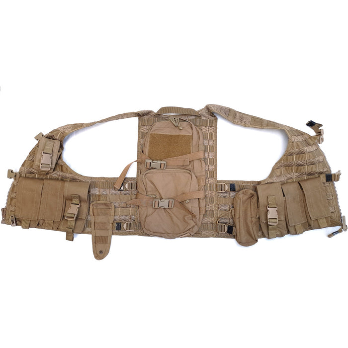 NZ Army Coyote MOLLE Vest w/ Pouches - Large (2)