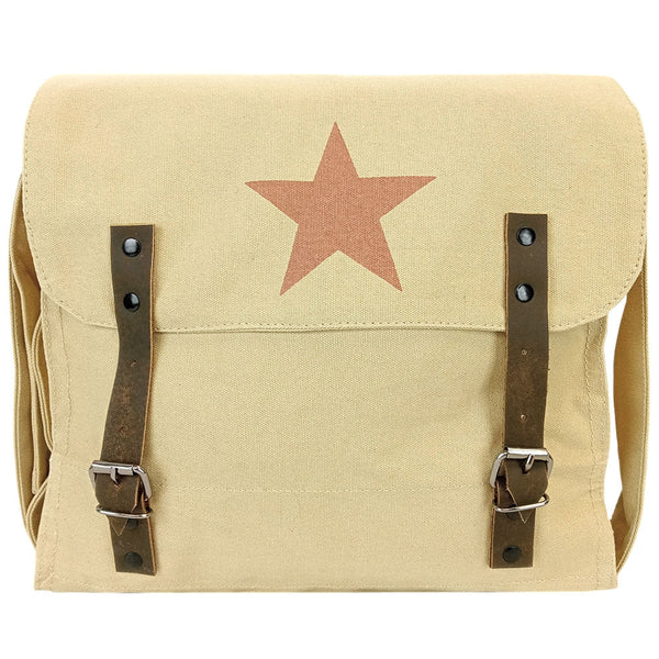 Red Star Canvas Shoulder Bag