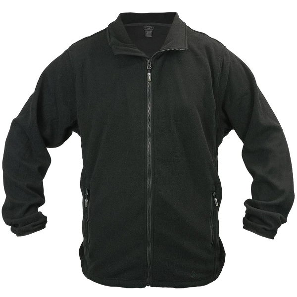 Black Fleece Jacket - Kiwistuff - Fleeces & Jerseys