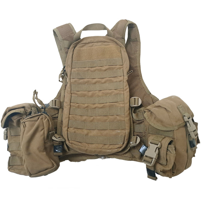 NZ Army Coyote MOLLE Vest w/ Pouches - Medium (2)