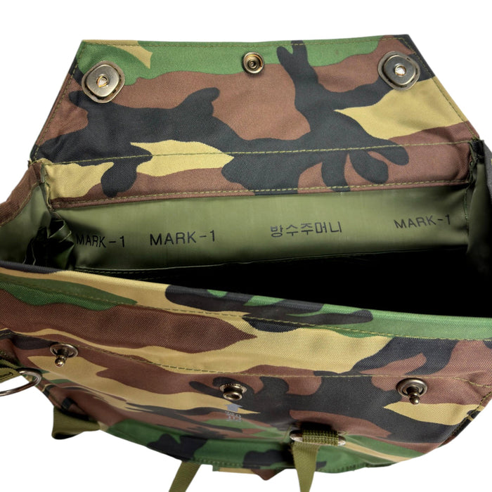 South Korean K1 Woodland Gas Mask Bag