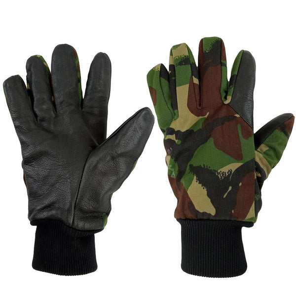 British DPM Leather Gloves