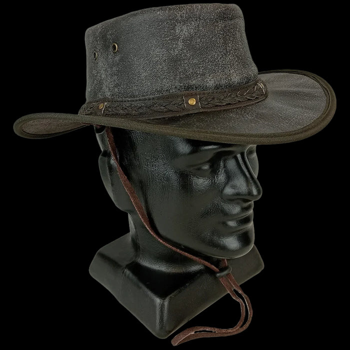 Outback Ironbark Leather Hat