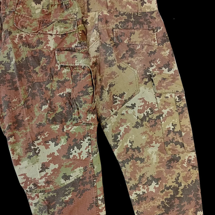 Italian Army Vegetato Camo Trousers - Italian Army Surplus - Combat Trousers