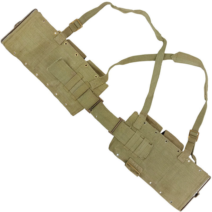 Belgian Army Canvas BAR Webbing Set - Belgian Army Surplus - Webbing Sets