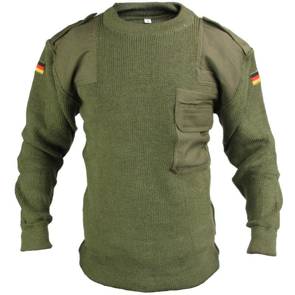 German Army Olive Drab Jersey - German Army Surplus - Fleeces & Jerseys