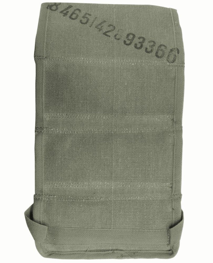 French Canvas Triple Grenade Pouch - French Army Surplus - Grenade Pouches