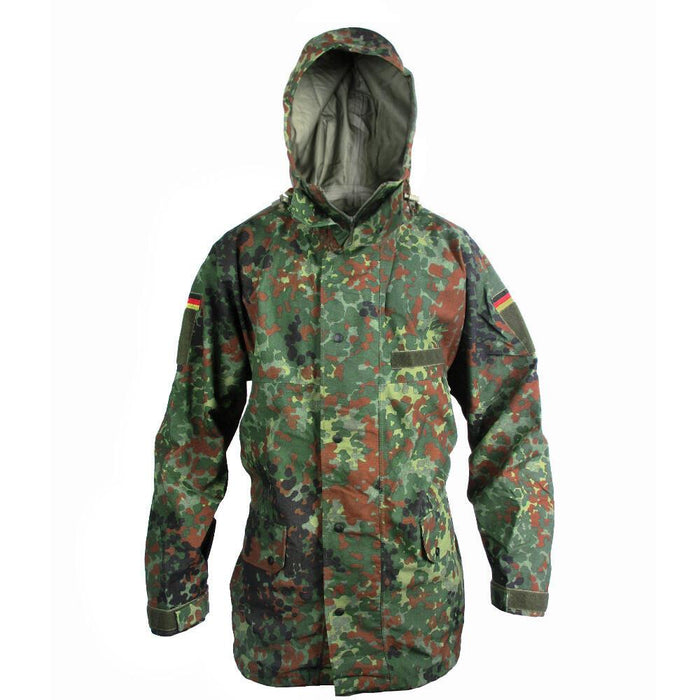 German Flecktarn Rain Jacket - German Army Surplus - Rain Jackets